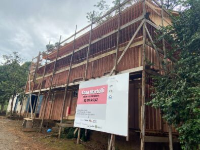 As obras de restauração da centenária Casa Martelli